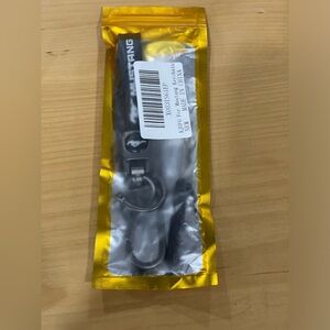 New sealed Mustang leather keychain